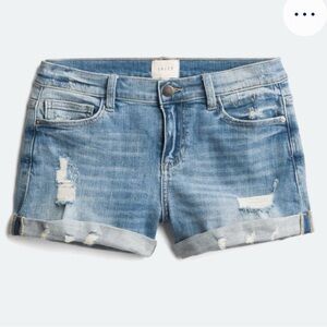 Distressed Jean Shorts